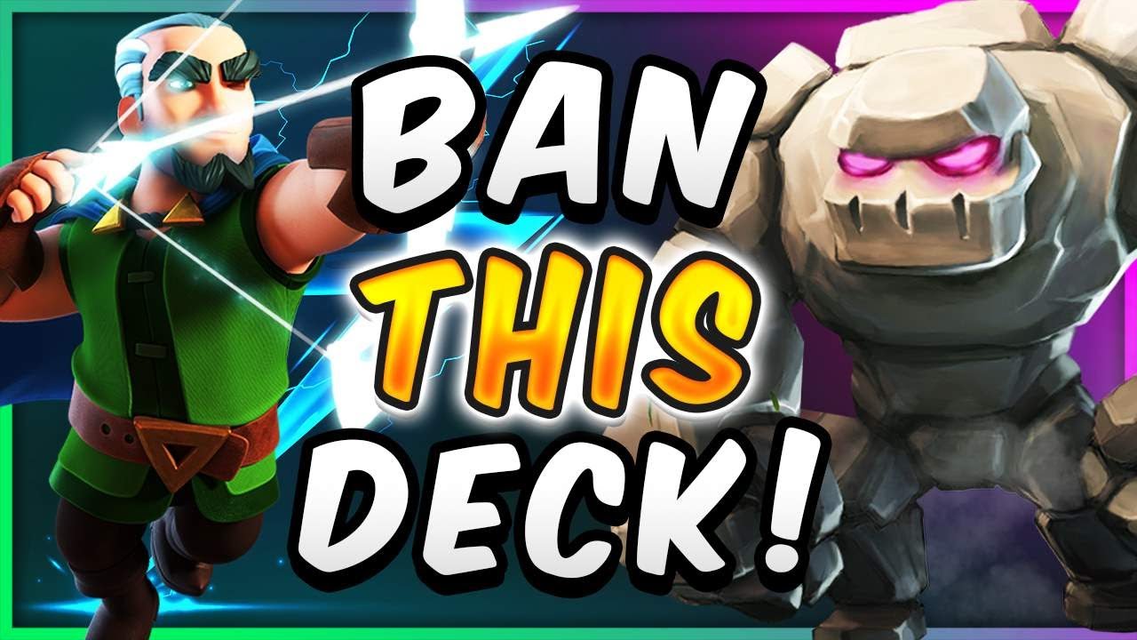 SirTagCR: This GOLEM CLONE Deck is like CHEATING! — Clash Royale - RoyaleAPI