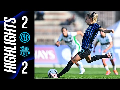 PAREGGIO ALL'ARENA | INTER 2 - 2 SASSUOLO | SERIE A WOMEN | HIGHLIGHTS