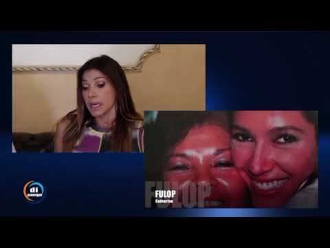Catherine fulop en la tv Italiana.21/11/2022