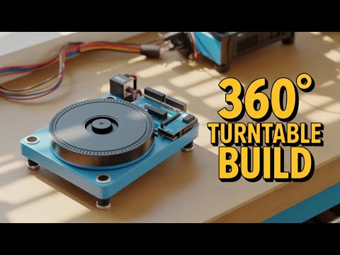 DIY 360° Product Photography Turntable (Arduino + Stepper Motor)