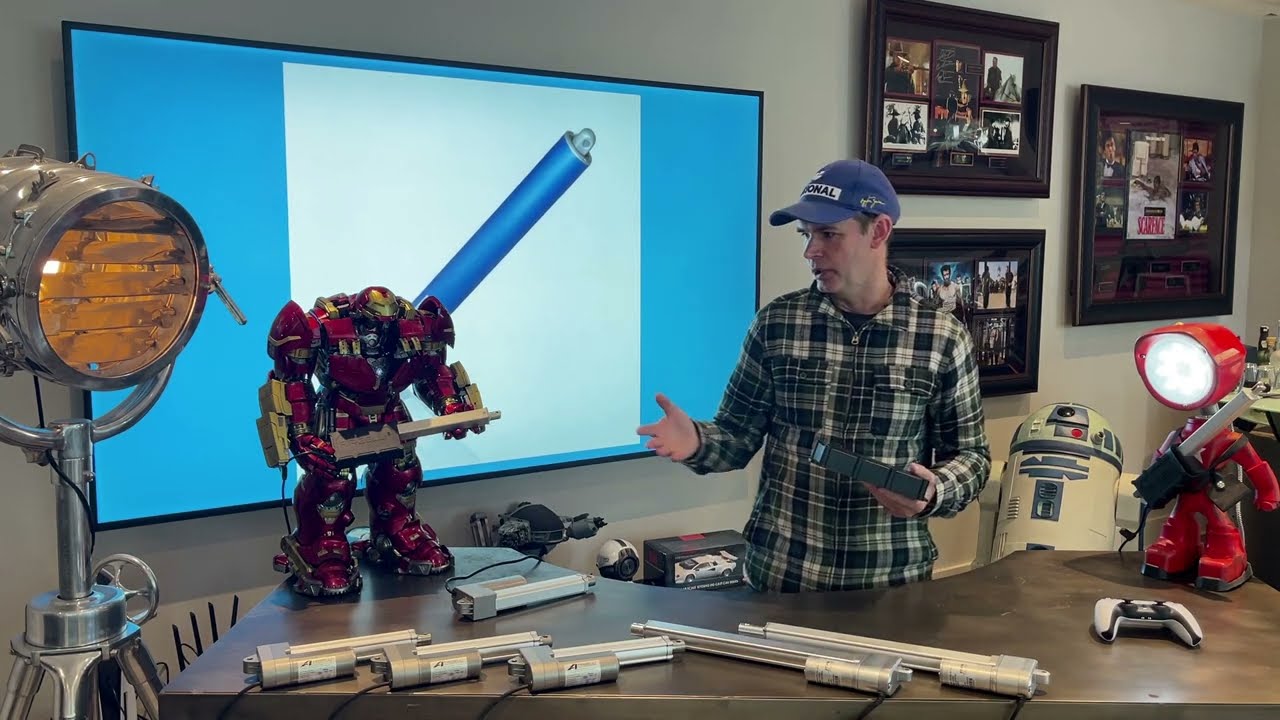 World's first Linear Actuator control box with a built-in touch screen,  allowing synchronization