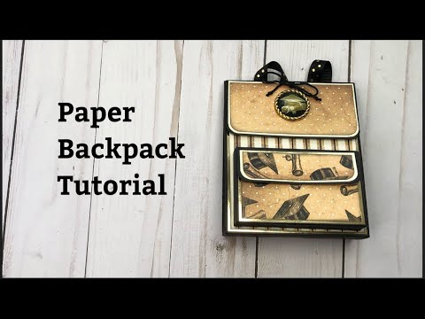 Paper Backpack Tutorial | CCC Our Graduate collection
