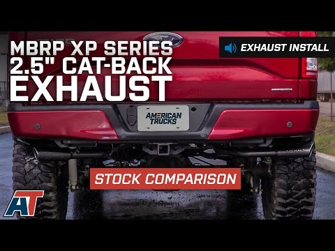 2015-2017 F150 MBRP XP Series 2.5" Cat-Back Exhaust 5.0L Sound Clip & Install
