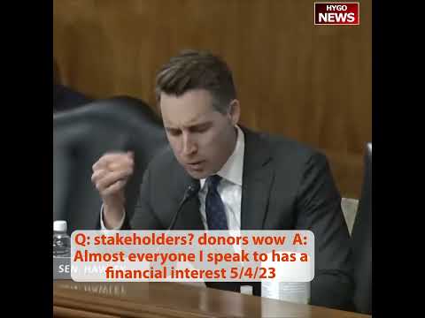 Q: Stakeholders Or Donors? A: "Almost Everyone I Speak To Has A Financial Interest"