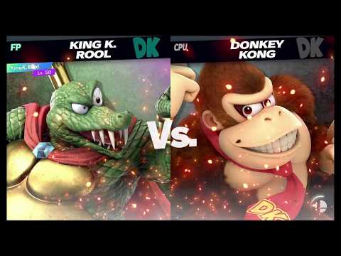 Super Smash Bros Ultimate Amiibo Fights   Request #9137 K Rool vs DK Cpu