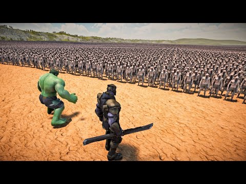 HULK & THANOS VS 1,000,000 ZOMBIES - Ultimate Epic Battle
