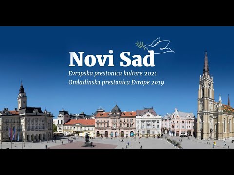 Relaxing video and music | Beautiful Novi Sad, walking through the city