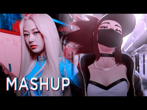 aespa x K/DA - 'Black Mamba / Pop/Stars' ft. Madison Beer, (G) I-DLE, Jaira Burns [MASHUP]