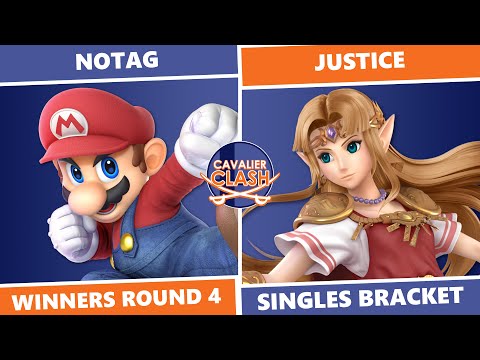 Cavalier Clash #3: Winners Round 4 - NoTag (Mario) Vs justice (Zelda) SSBU Singles