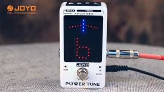 Video thumbnail for JOYO Power Tune True Bypass Electric Guitar Bass Tuner & 8 Port Multi-power Power Supply by TOMTOP