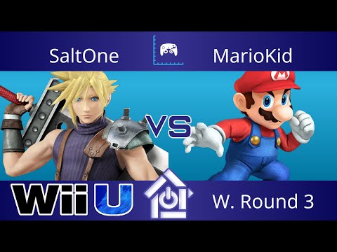 NaCl November 2017 - SaltOne (Cloud) vs MarioKid (Mario) - Smash 4 W. Round 3