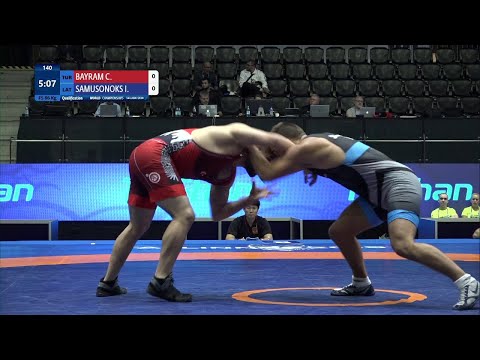 Qual. FS - 86 kg: C. BAYRAM (TUR) v. I. SAMUSONOKS (LAT)