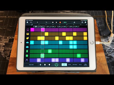 GARAGEBAND - Cool Stuff You Can Do With The BEAT SEQUENCER - iPad Demo