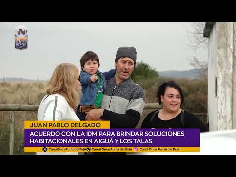 Acuerdo con la Intendencia de Maldonado para brindar soluciones habitacionales en Aiguá y Los Talas