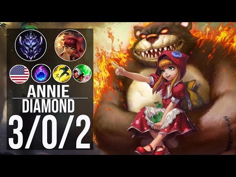 [ Annie Bot ] Annie vs Ziggs Mid - NA Diamond I Patch 10.18 - Annie Gameplay