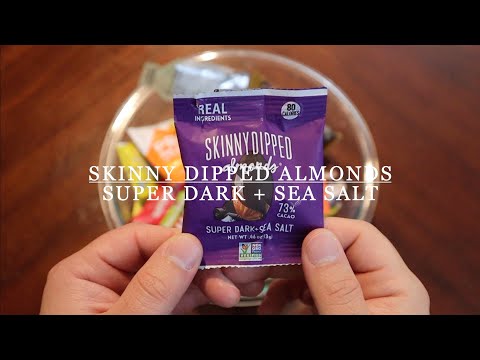 Mid Week Snack | Skinny Dipped Almonds | Super Dark + Sea Salt