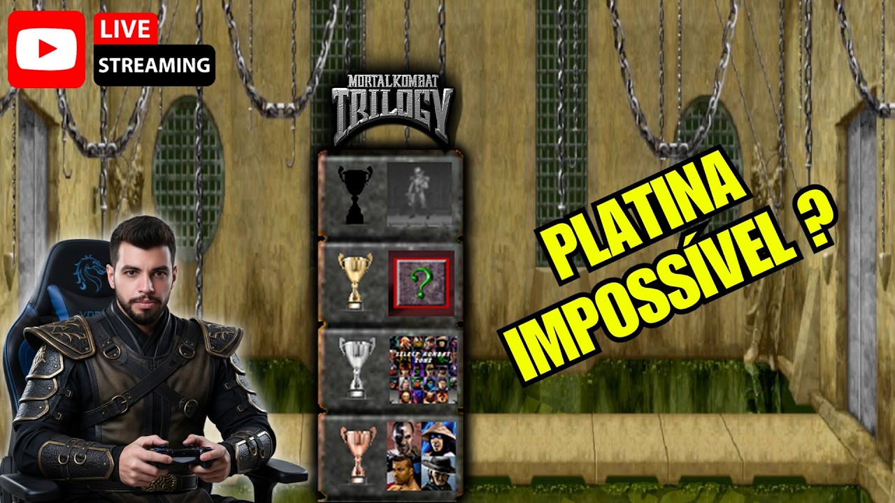 TENTANDO O 100% EM MK TRILOGY! SERÁ QUE DÁ? (LIVE RUMO À PLATINA)