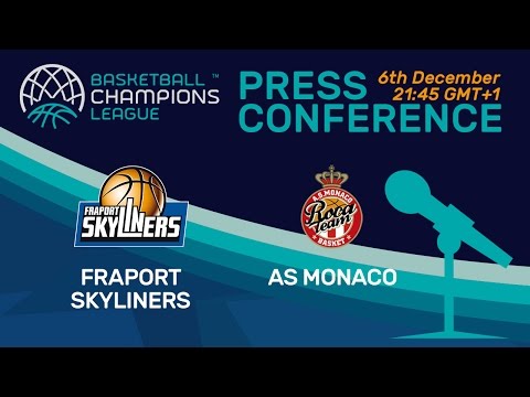 Fraport Skyliners v AS Monaco - Press Conference - Basketball Champions League