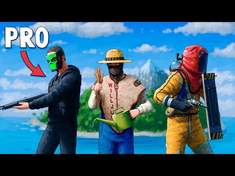 When a solo Farmer Hires a PVP GODSQUAD to play Rust...