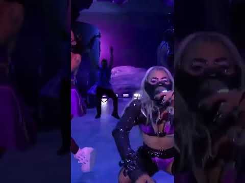 Ariana Grande and lady Gaga  - Rain on me live