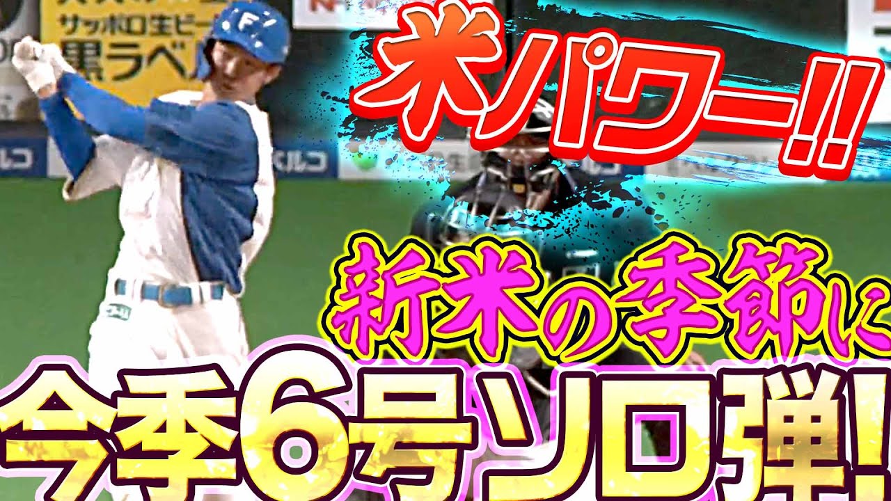 【新米の季節】石井一成『打球もグングン伸びた！今季6号ソロ弾』