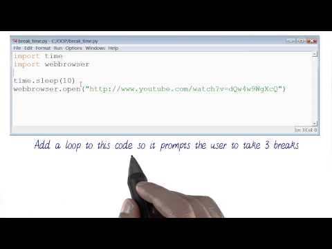 Adding a Loop Programming Foundations with Python
