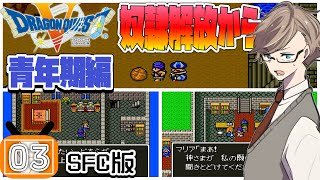 【ドラクエ5実況】奴隷からの大脱走！ラインハットの偽王妃を暴け！青年期#3 【SFC版 ネタバレあり】