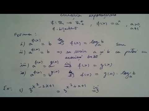 Exponential equation. Presentation, examples.