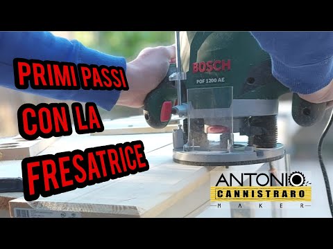 Come usare la fresatrice. Primi passi