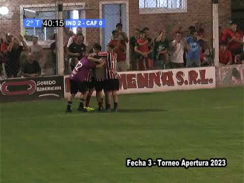 1º División: Independiente 2-0 Cafferatense / Fecha 3 (Apertura) / Liga Interprovincial / 05/03/23