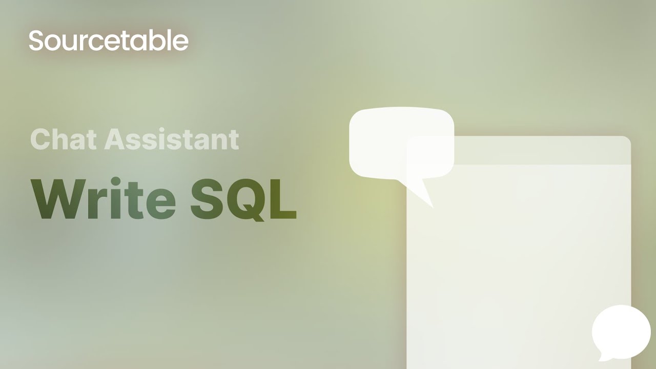 Write SQL with an AI Assistant | Sourcetable