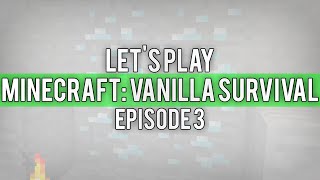 MINECRAFT: Vanilla Survival Let's Play Ep. 3 | DIAMONDS!!! | PC (60 FPS)