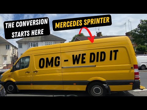 We Bought our First Van to Self Convert | Mercedes Sprinter Van Conversion