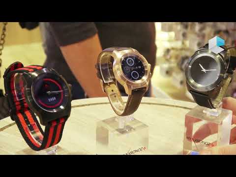 MyKronoz ZeTime, Premium, Elite and Zetime Petite smartwatch with mechanical hands and touchsceen