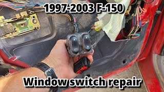 1997 - 2003 F150 window wont go down or not working /  switch repair
