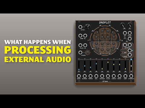 Droplet with external audio