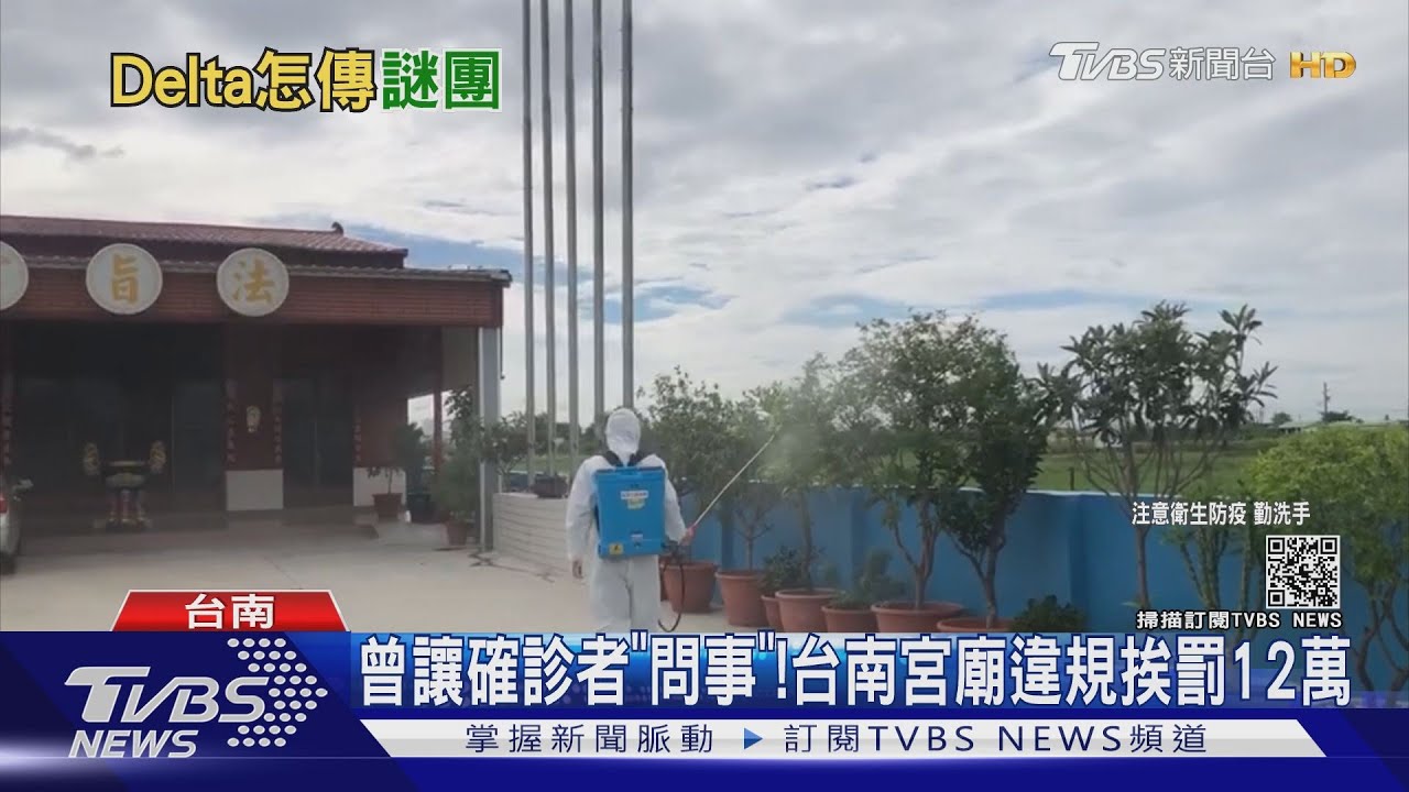 台南宮廟違法營業! Delta白牌司機二度載確診者「問事」