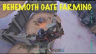 Ark: Survival Evolved PVP Server (Xbox One) -BEHEMOTH GATE FARMING & BASE BUILDING! S1 Ep 28