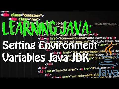 Learning Java Setting Environment Variables Java Jdk Tutorial