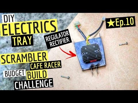 Building an Electrics Tray for the Scrambler / Cafe Racer Build Ep.10 Video