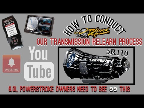 How to Conduct a 5R110 Transmission Relearn Process on a 6.0L