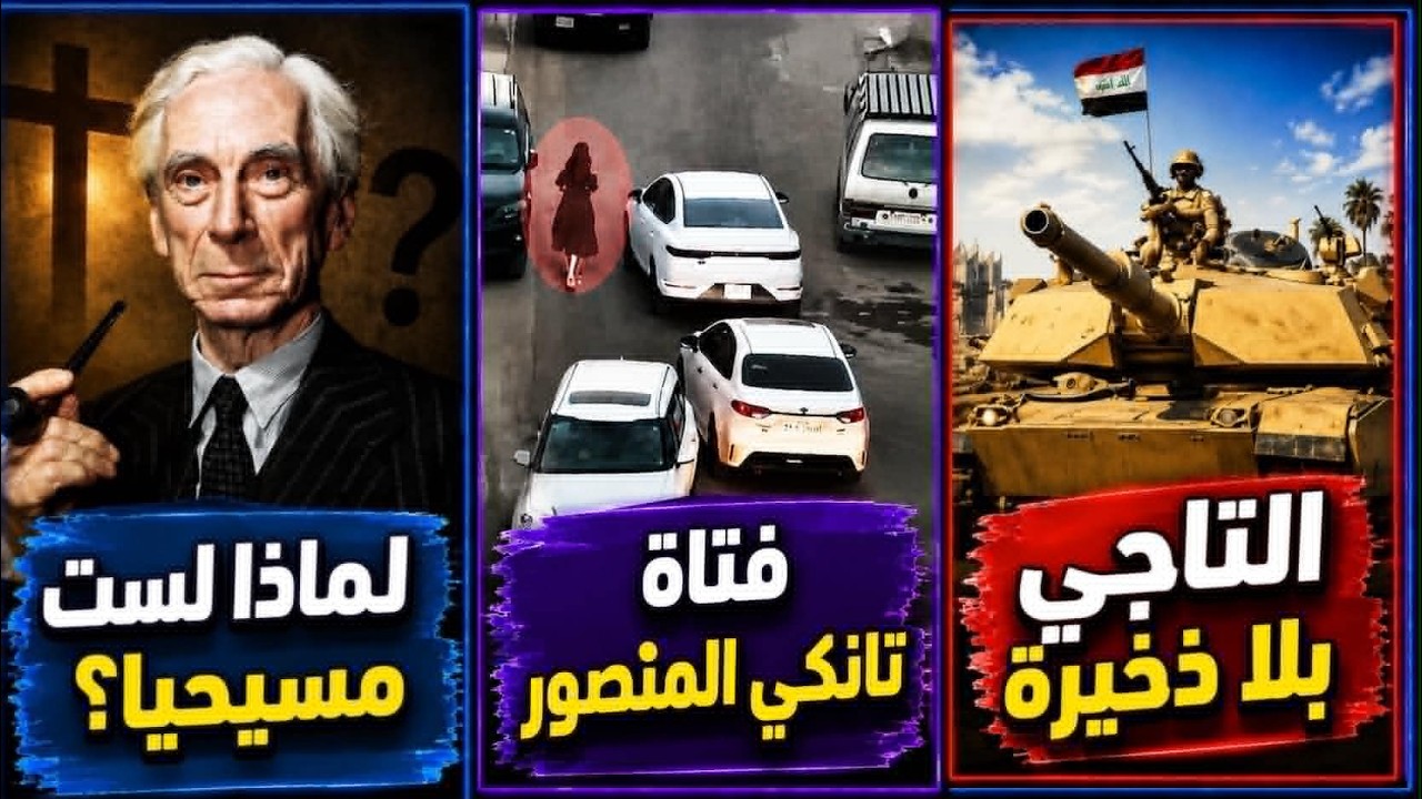الجيش غاضب.. التاجي بلا ذخيرة | فتاة تانكي المنصور | برتراند راسل: لماذا لست مس?