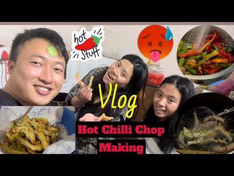 Bhutanese Hot Chilli Chop 🌶️ | Spicy Snack Vlog from Bhutan
