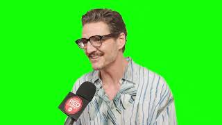 Pedro Pascal “he’s a baby, he's a baby baby yum yum” green screen