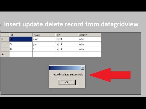 insert delete and update data in database from datagridview in c sharp