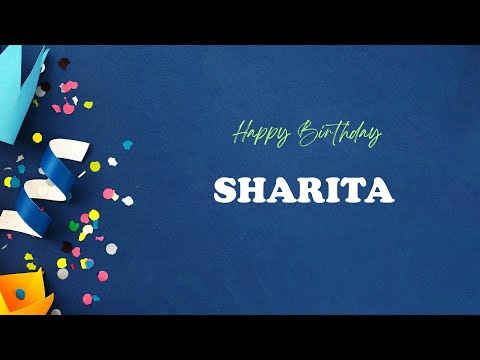 SHARITA Happy Birthday Song – Happy Birthday SHARITA