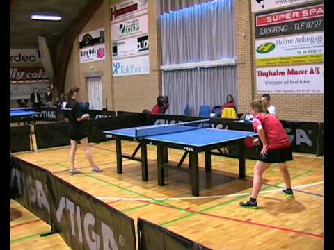 Top12 Pigerækken Emilija Jonciauskaite, Sjørring Bordtennisklub mod Patricia Jensen3. sæt