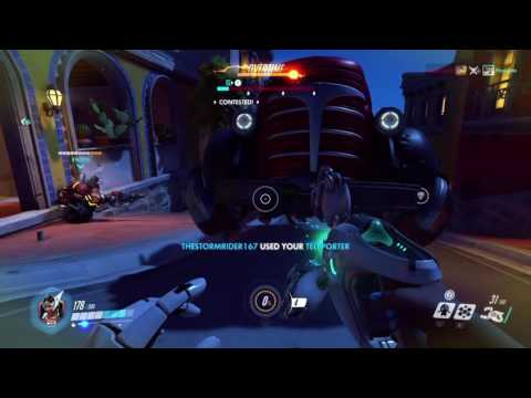 Overwatch Launch MP gameplay pt34 - ANOTHER Close Back-and-Forth w/Symmetra