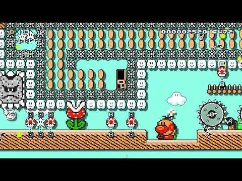 (SMM) WR [LEVEL BROKEN!] - HonoredToBePartOfMarioCommunity! by J-Bizzle - (1:01.178)