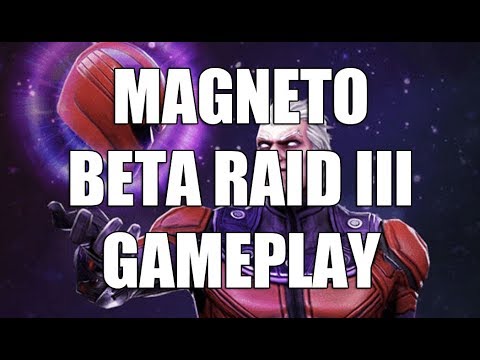 Magneto Beta Raid III Gameplay - Marvel Strike Force